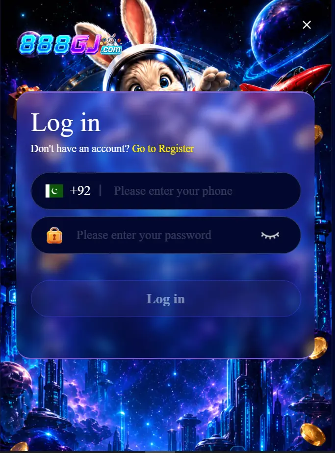 88GJ Login Page