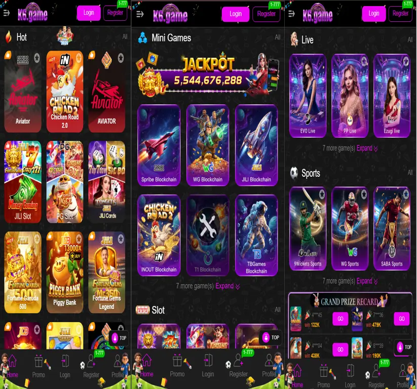K6 All Games 
