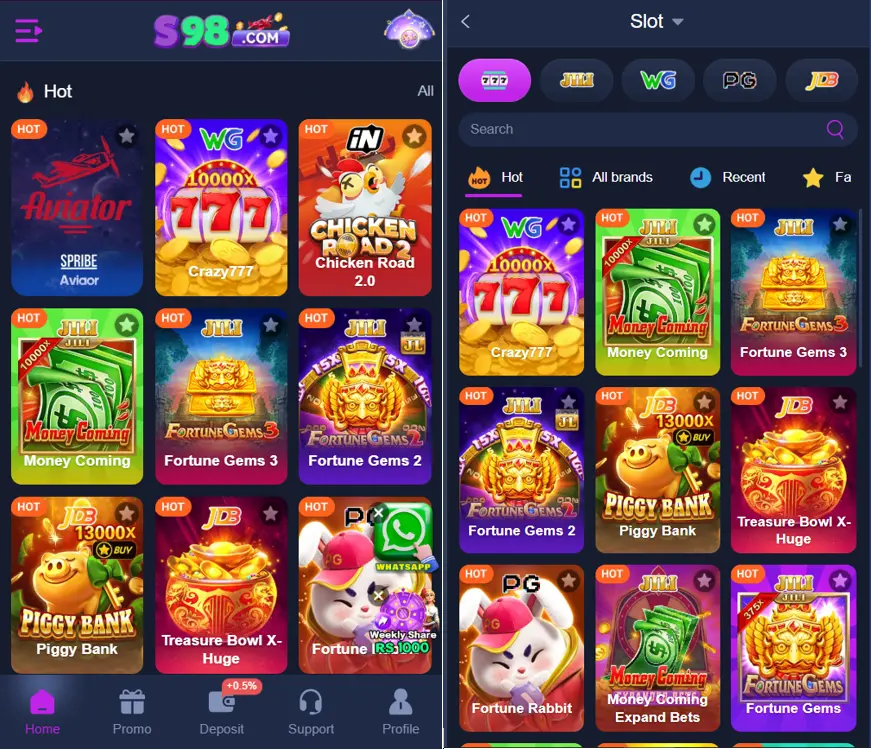 S98 All Games