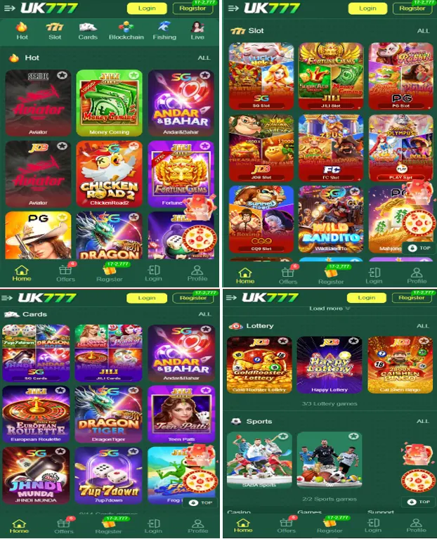 UK777 All Games Page