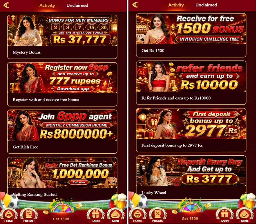6PPP Game APK Promotions - Rewards and Bonuses