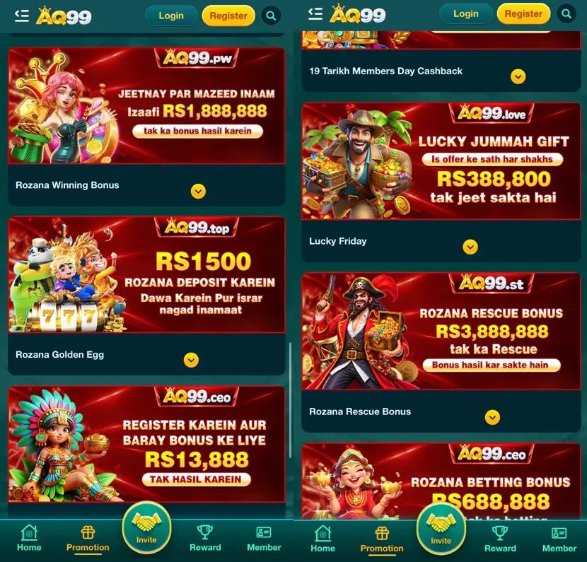 AQ99 Game Latest 2026 Promotions - Rewards and Bonuses