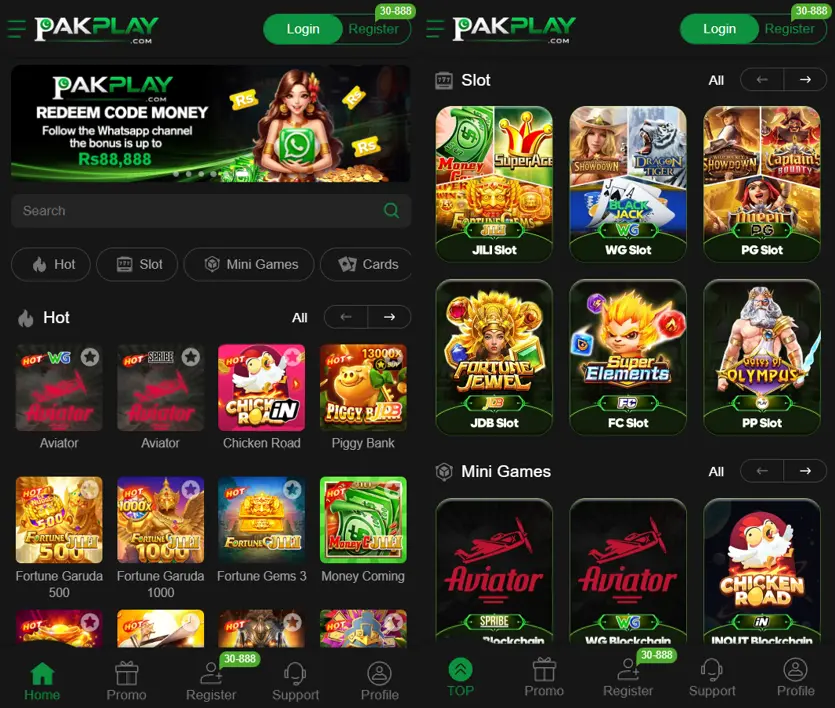 PakPlay All Games Category